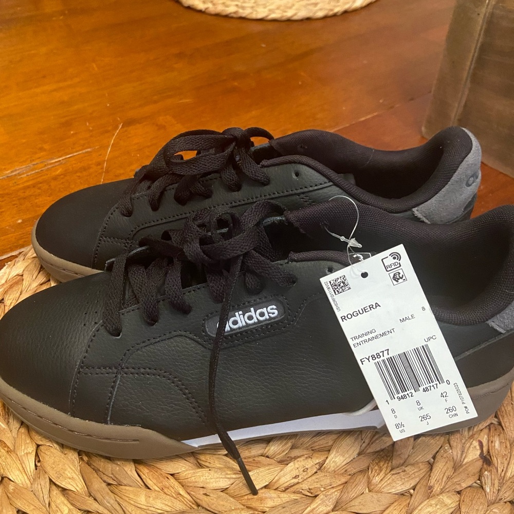 Adidas Black and Gray Sneakers